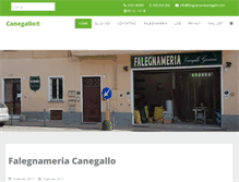 Tablet Screenshot of falegnameriacanegallo.com